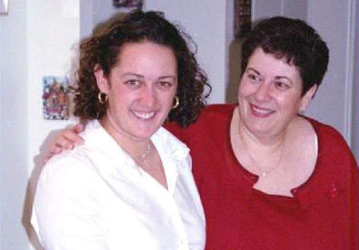 Kelly-Anne Drummond with her mother Doreen Haddad.