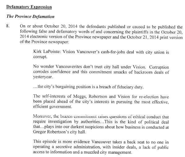 Gregor Robertson suing mayoral challenger Kirk LaPointe for defamation - image