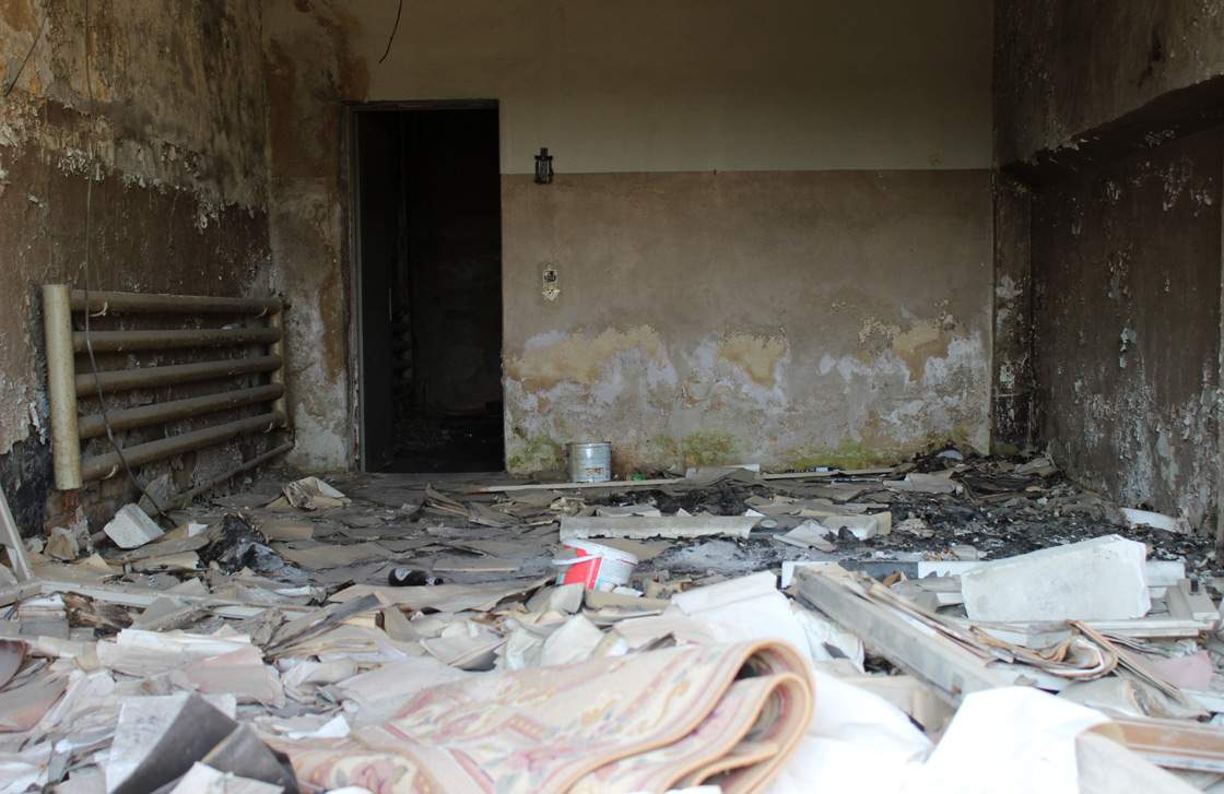 Debris in Haidemühl