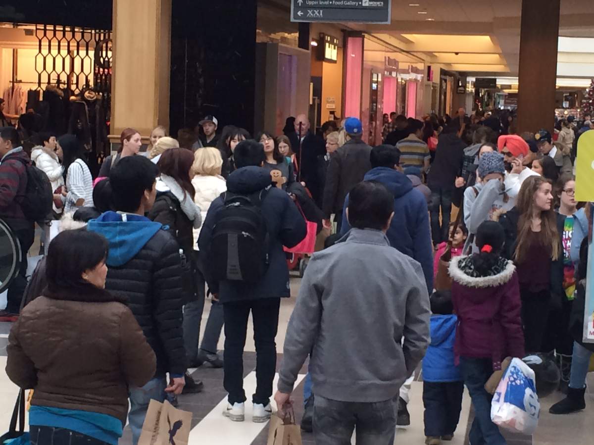Nearly 100,000 people are expected to shop at Polo Park Shopping Centre on Black Friday