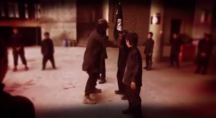 Scene after scene shows an adult trainer punching and kicking boys — in their sides, their legs and in their abdomens — while the young recruits hardly flinch and wait for to be dealt another blow.