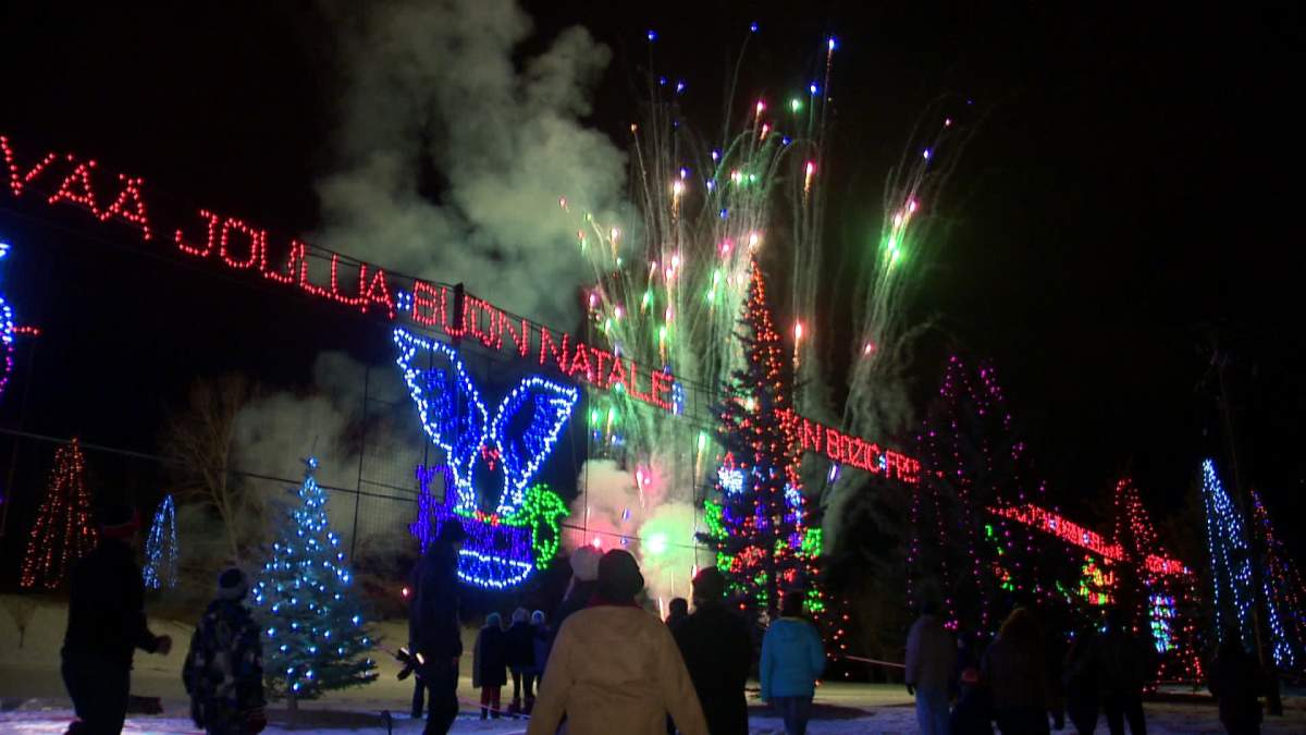 The Lions’ Festival of Lights in Calgary.