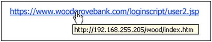 An example of a malicious link.