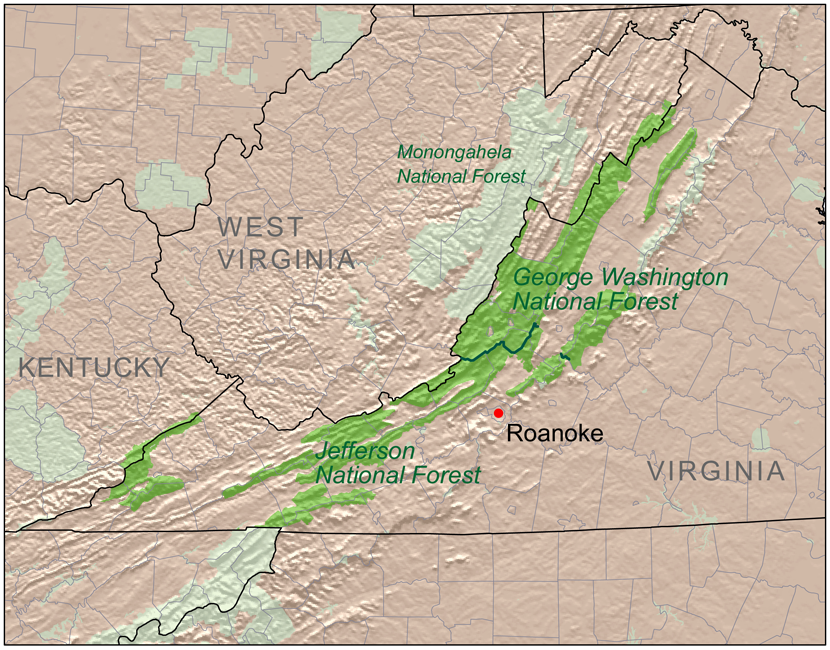 George Washington National Forest.