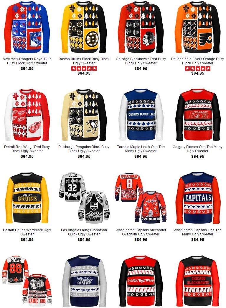 NHL joins the ugly sweater phenomenon - image