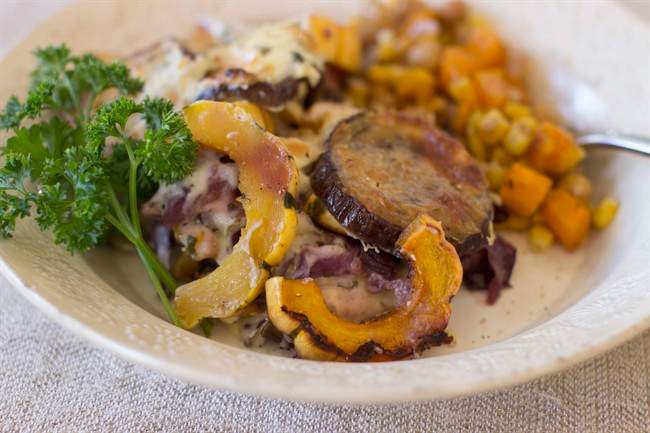 No faux meat harmed in the making of this veg dish