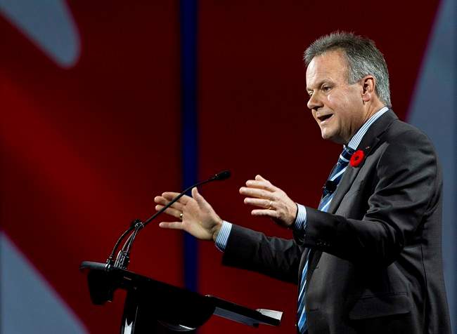 Bank of Canada Governor Stephen Poloz speaks at the 22nd annual Canadian Council for Public-Private Partnership conference in Toronto on Monday, November 3, 2014. THE CANADIAN PRESS/Nathan Denette