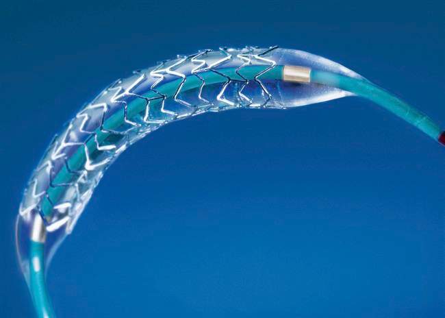 FILE- This undated image provided by Boston Scientific shows the drug-coated Taxus Express Paclitaxel Eluding Coronary Stent System. 