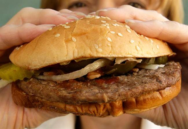 A Whopper sandwich at a Burger King restaurant in Allison Park, Pa.