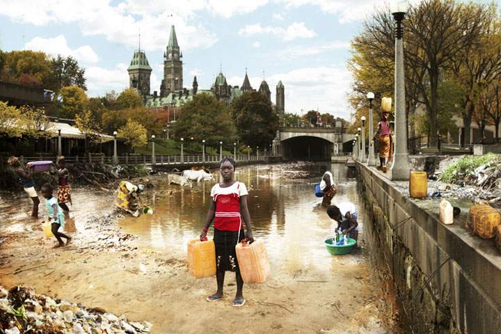 What would Canada look like without clean water, toilets? This. - image