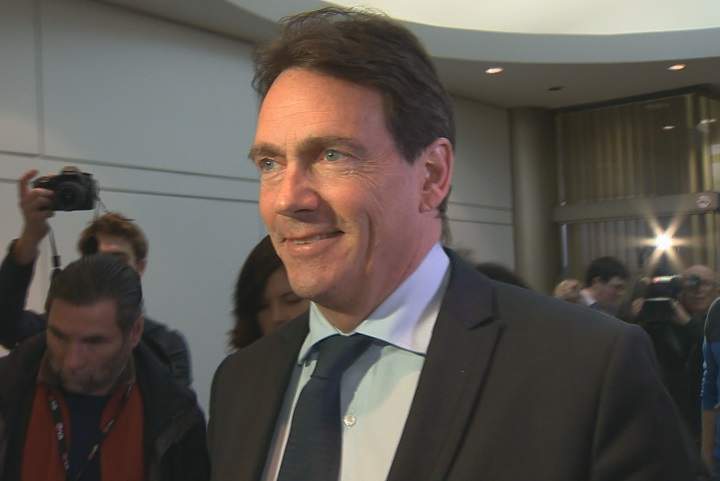Pierre Karl Péladeau announced his bid for leadership of the Parti Québécois on November 27, 2014.