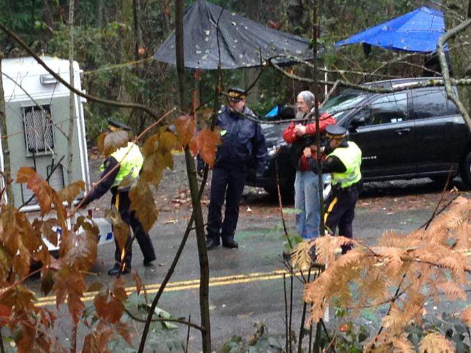 More protesters arrested as survey work begins on Burnaby Mountain - image