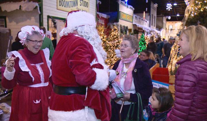 Dozens of sparkling, decked out trees once again line the walkways of the Western Development Museum in Saskatoon.