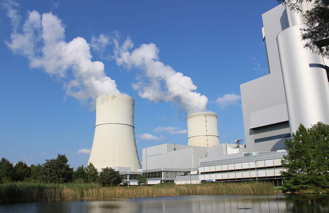 The lignite power plant Schwartze Pumpe