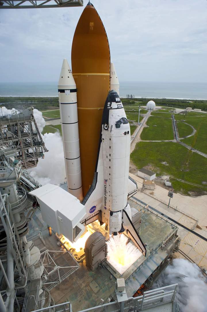 The final space shuttle mission blasts off from Cape Canaveral, Florida, on July 8, 2011.