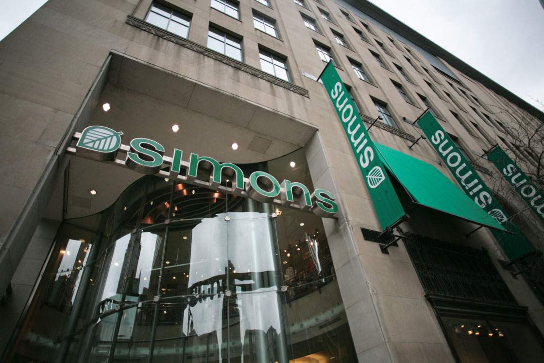 La Maison Simons is a fashion retailer in the province of Quebec. The Canadian Press Images/Lee Brown