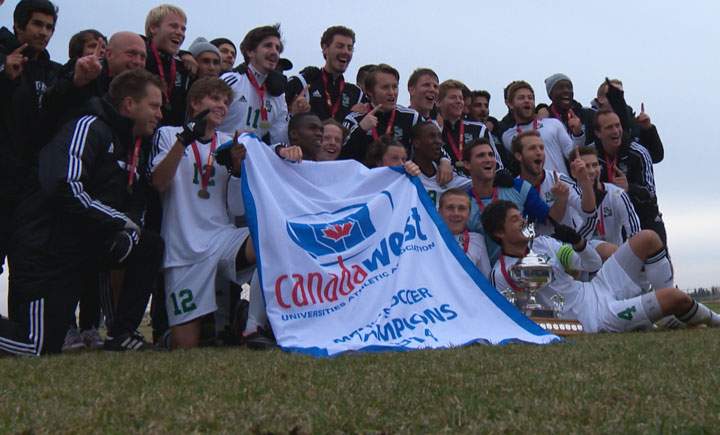 University of Saskatchewan Huskies men’s soccer team achieves historic comeback in Saskatoon Saturday.