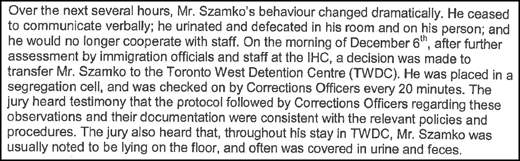 Szamko circumstances of death