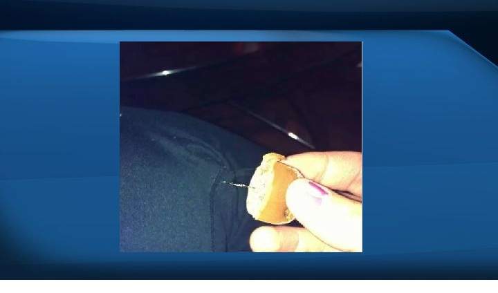 Wetaskiwin RCMP investigate after a pin was found in a mini chocolate bar.