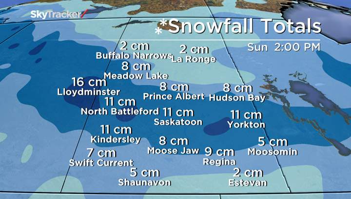 Snow, freezing rain expected for central Saskatchewan this weekend - image