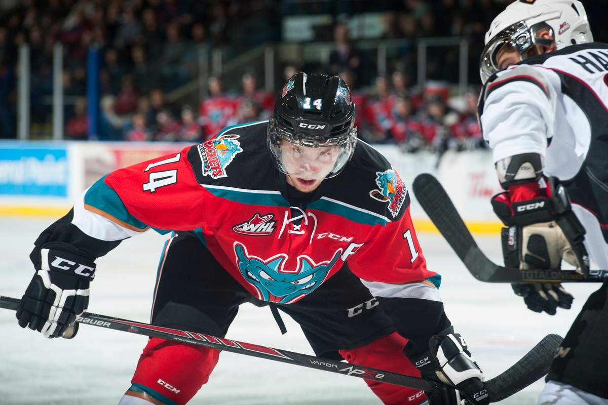 Rourke Chartier scored twice .