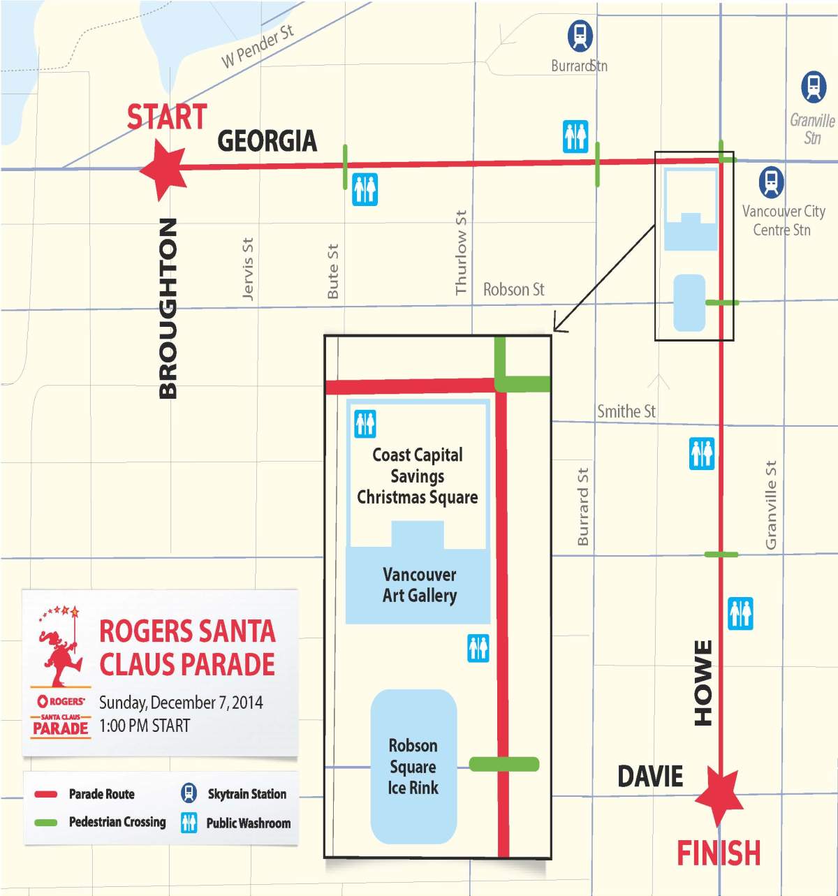 Rogers Santa Claus Parade 2014 brings holiday spirit to downtown Vancouver - image