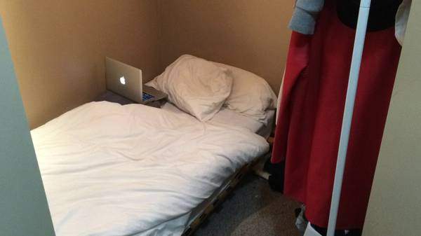 This den is available for $550 a month.