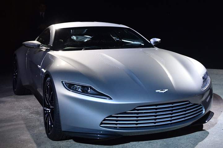 The new Bond car, an Aston Martin DB10, pictured on Dec. 4, 2014.