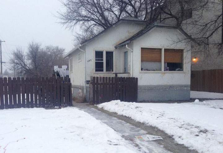 Children inside a Saskatoon home got a scare when an unknown man kicked in the front door and was Tasered by police Saturday.