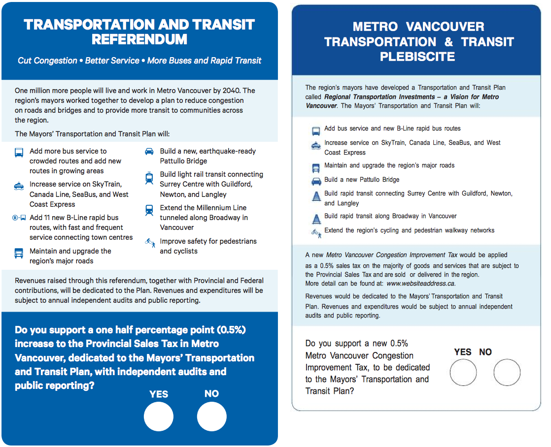 Transit referendum question approved by government - image