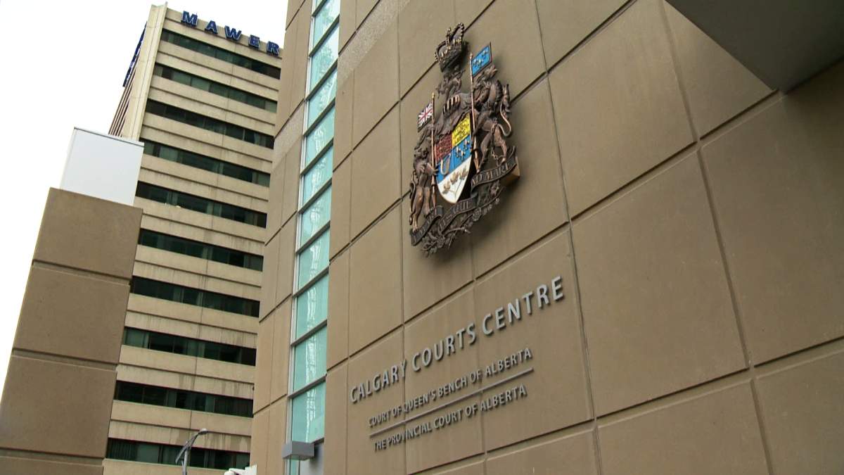FILE: The exterior of the Calgary Courts Centre in downtown Calgary.