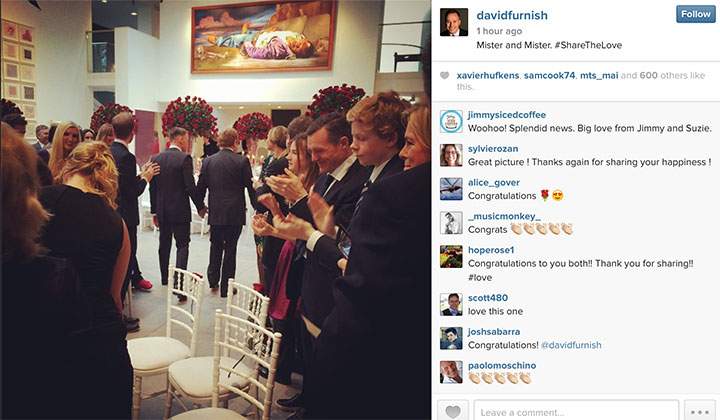 See the photos! Elton John marries Canadian partner David Furnish - image