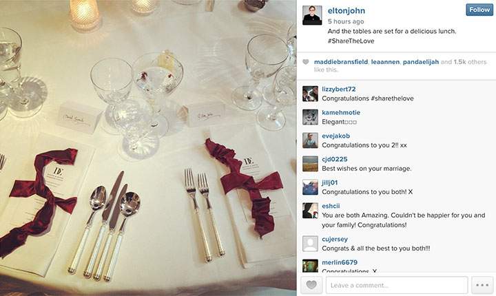 See the photos! Elton John marries Canadian partner David Furnish - image
