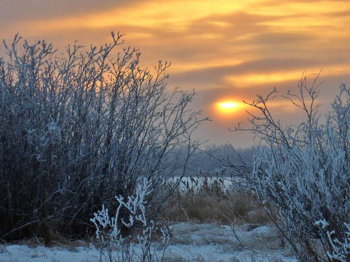 This photo of a sunset at Île-à-la-Crosse, Sask. was submitted by Dorothy Caisse.