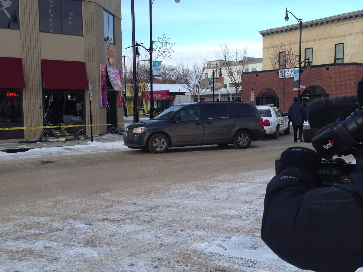 Downtown Fort Saskatchewan was shutdown Tuesday morning because of a police incident, Tuesday, Dec. 30, 2014.
