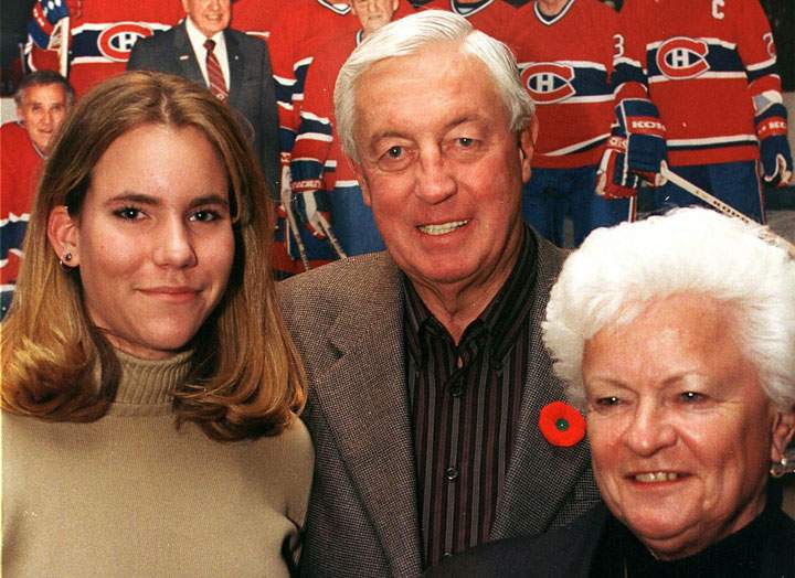 Jean Beliveau and wife Elise