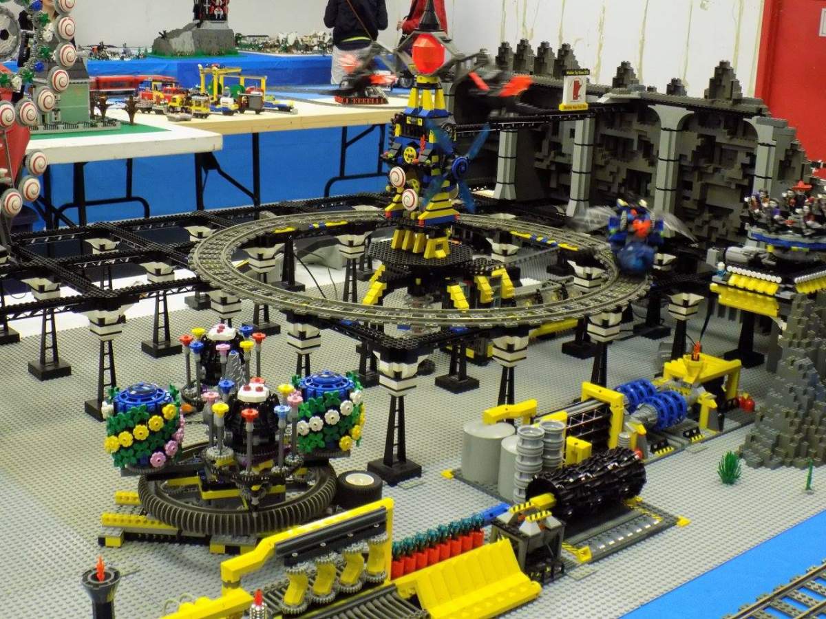 Manitoba Lego Users Group gather to create Lego art.