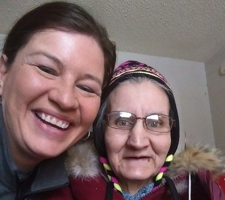 Lori Campbell and her mother Brenda Campbell are shown in a handout photo. Campbell has spent the last 23 years searching for her family.The Regina-born Metis woman was put into foster care at 14-months-old and later adopted by a white family.
