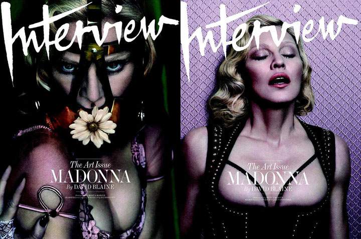 Madonna Interview covers