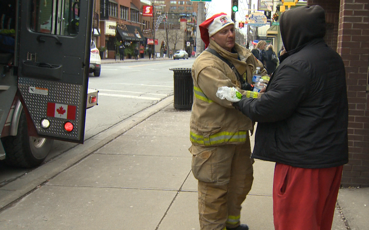 Halifax firefighters give back to community by delivering sandwiches to needy - image