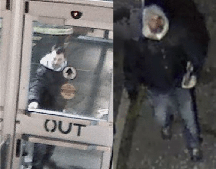 North Vancouver RCMP released security images of the alleged suspect involved in slashing more than 150 tires in Dec. 2014.