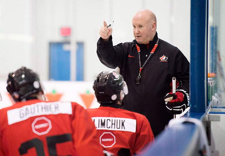 Team Canada head coach Benoit Groulx