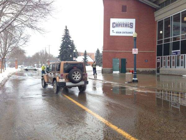 Telus field flood