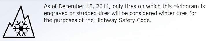 Mandatory winter tires in Quebec - image