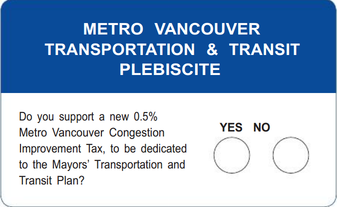 Which people and groups are for and against the transit referendum? - image