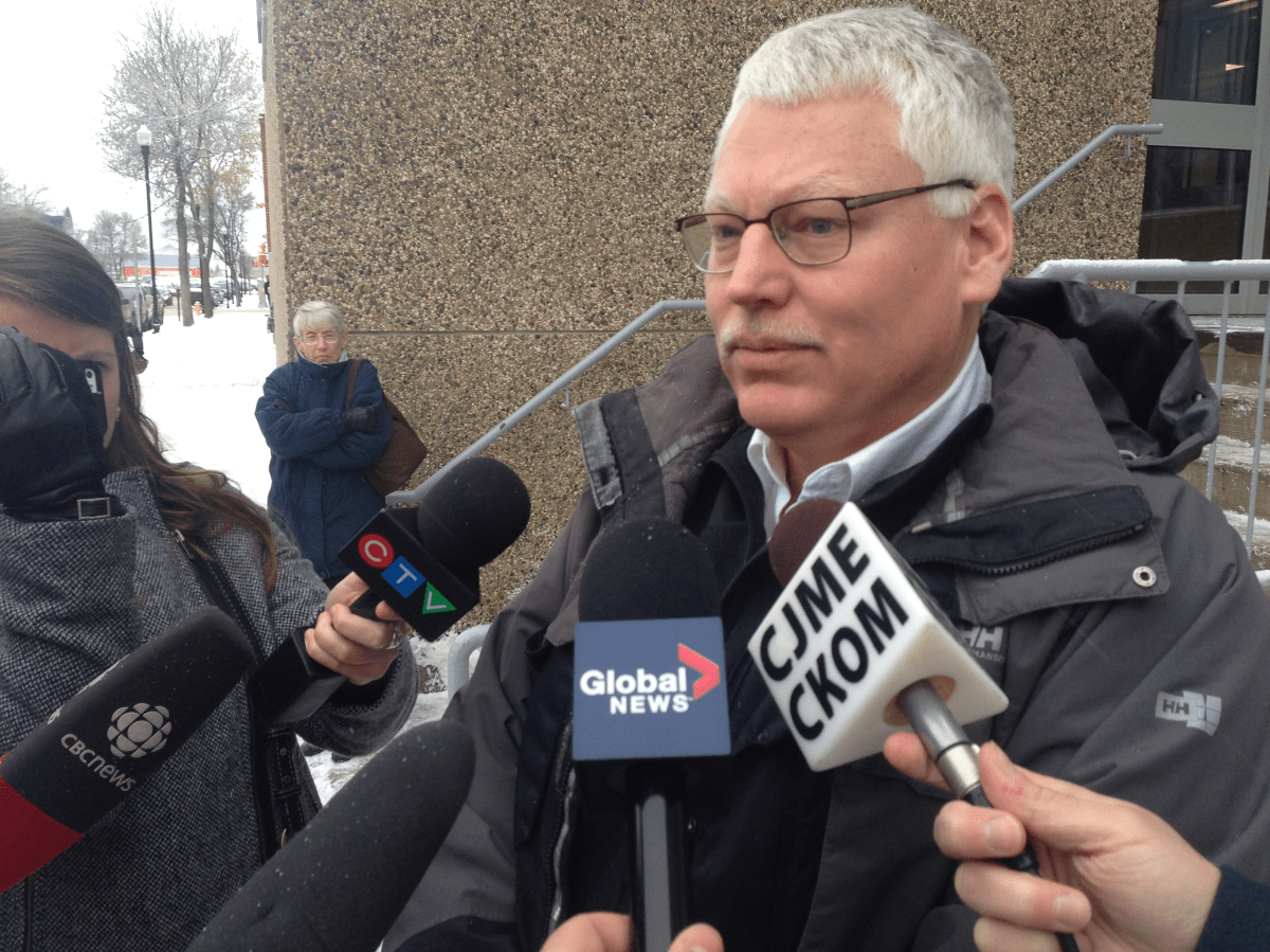 Anti-gay activists Peter Labarbera and Bill Whatcott were found not guilty of mischief after refusing to leave the U of R during a demonstration last April.