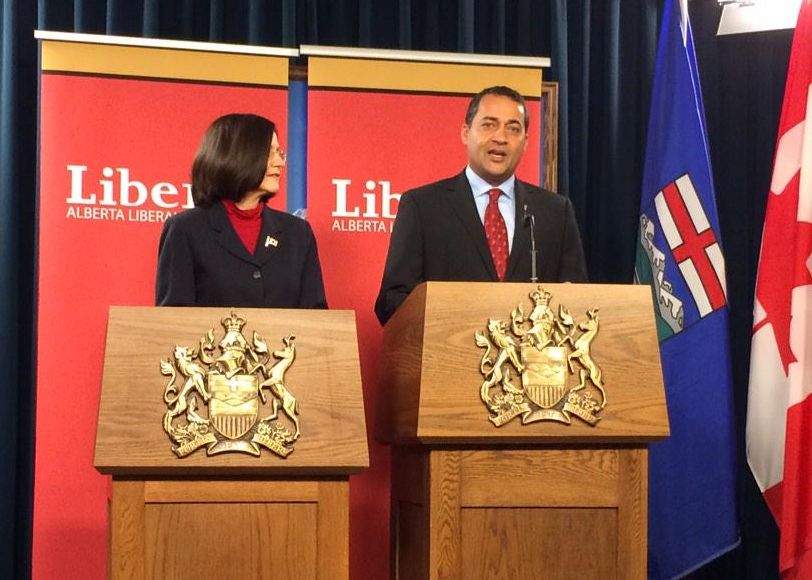 Raj Sherman is stepping down as Liberal leader, Jan. 26, 2015.