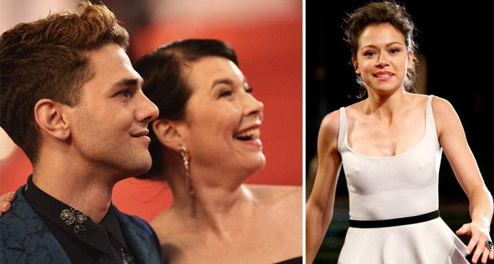 From left: Xavier Dolan, Anne Dorval and Tatiana Maslany.