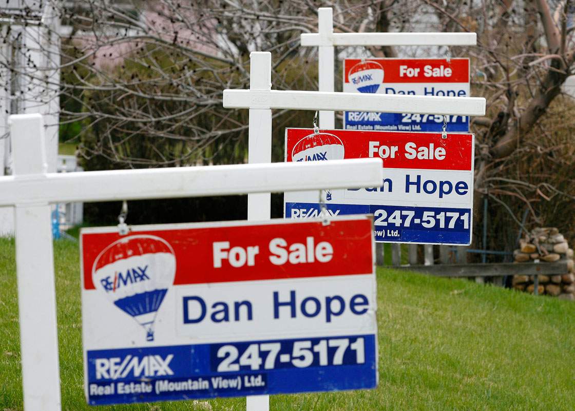 The number of homes up for sale in Calgary has surged as buyers become scarce in recent weeks.