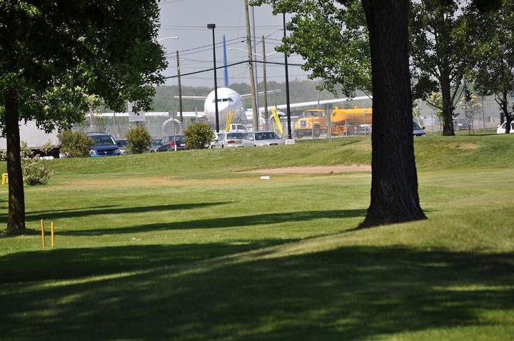 A glimpse of the Dorval Municipal Golf Course.